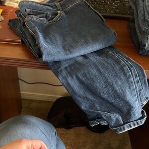 Gloria Vanderbilt Women’s Dark Blue Straight Jeans